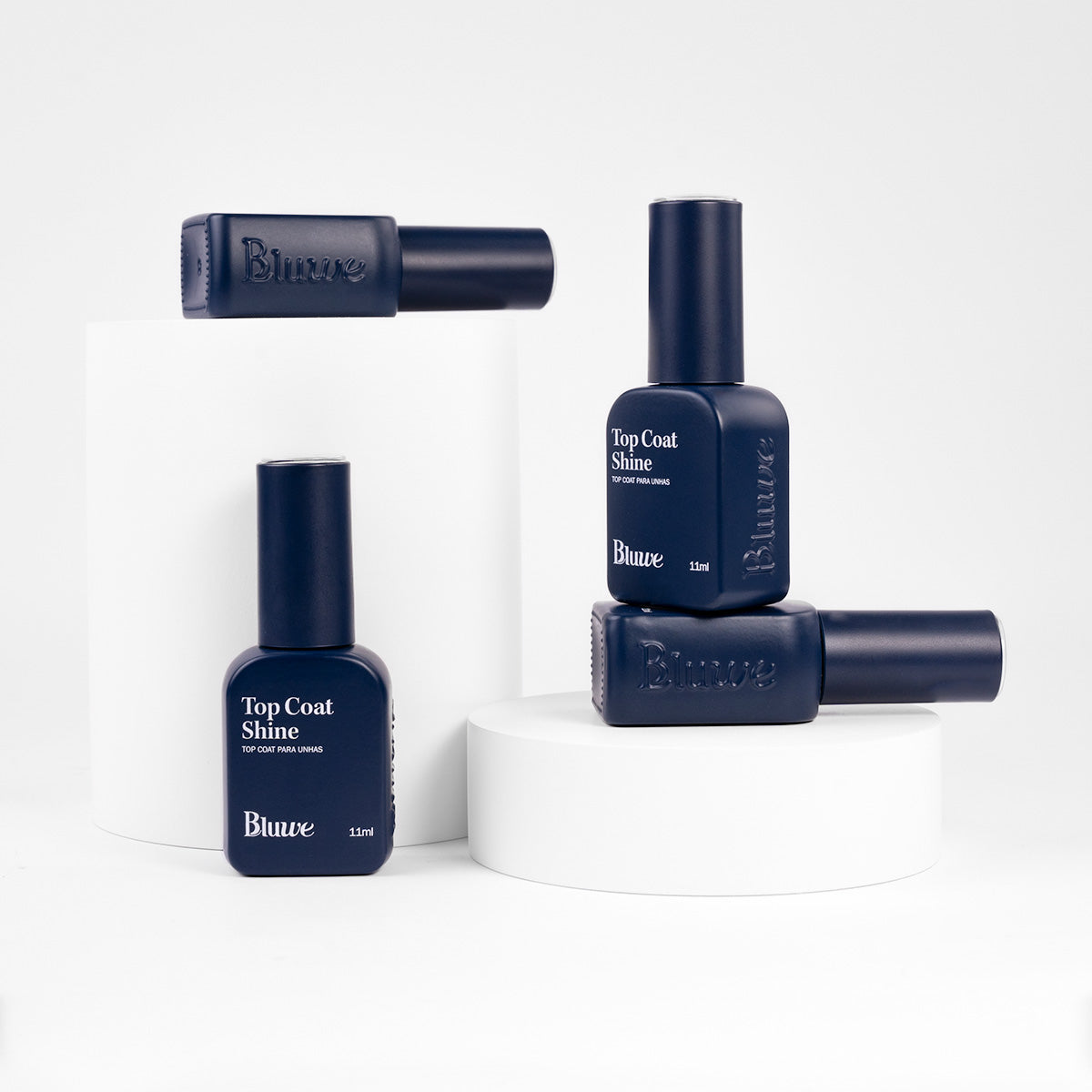 Kit Gel Shine Branquinho + Top Coat Shine Lunar