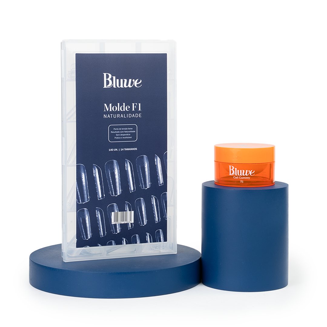 Kit Naturalidade Brasileira: Molde F1 + Gummy Baby Pink
