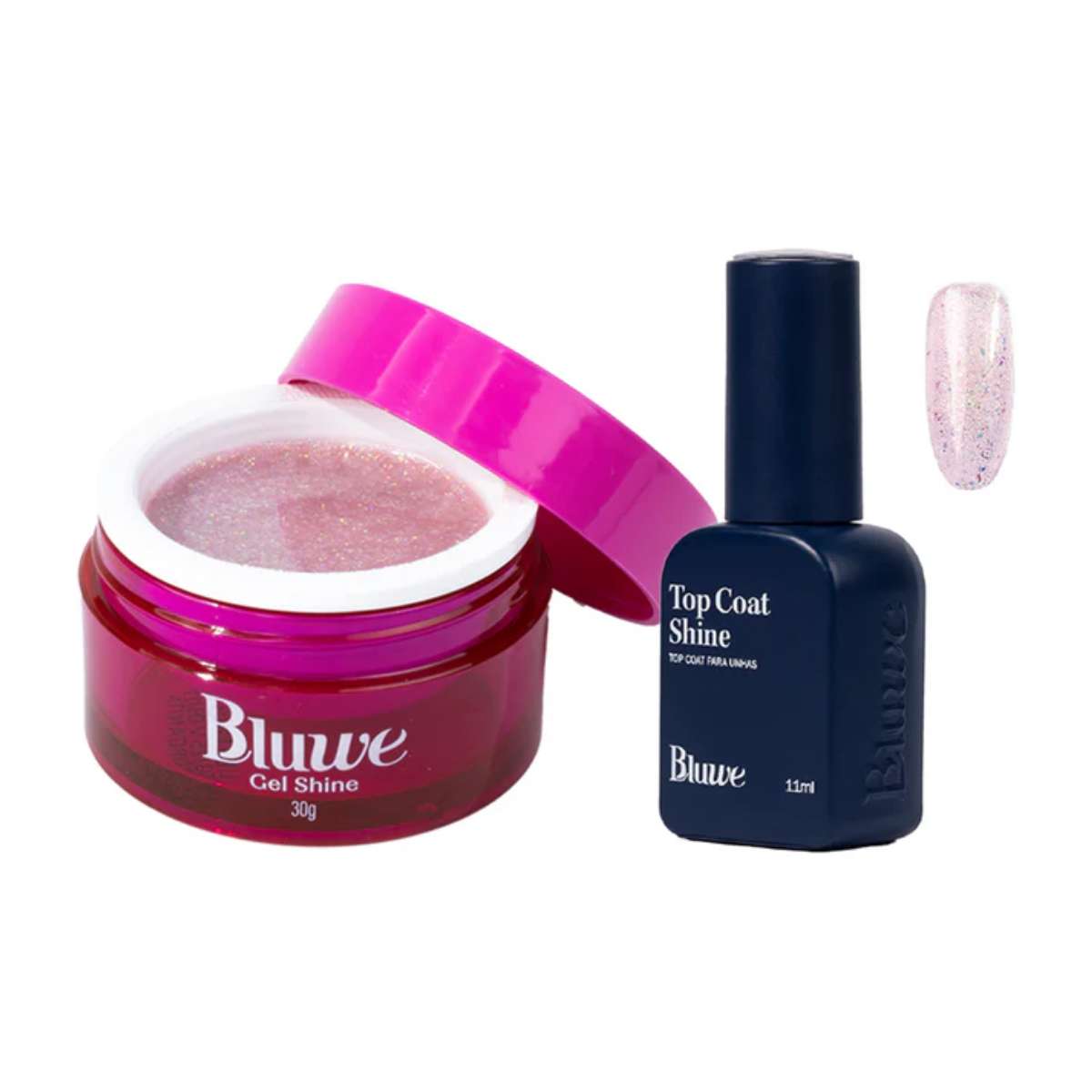 Gel Shine Morganita + Top Coat Shine Aurora