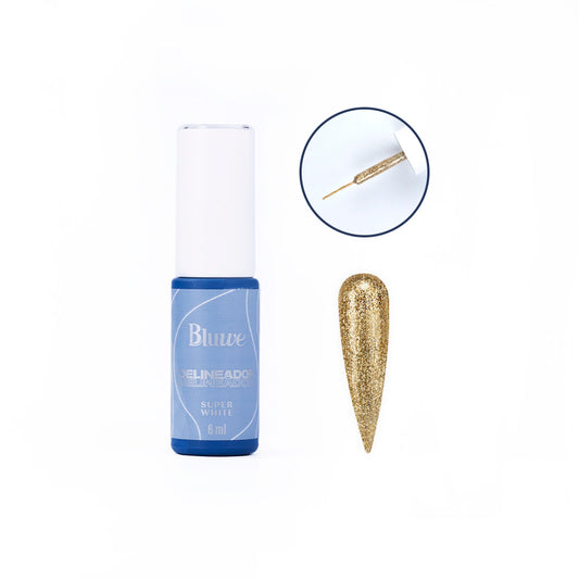 Bluwe Esmalte em Gel Super Gold Coleção Delineador 6ml