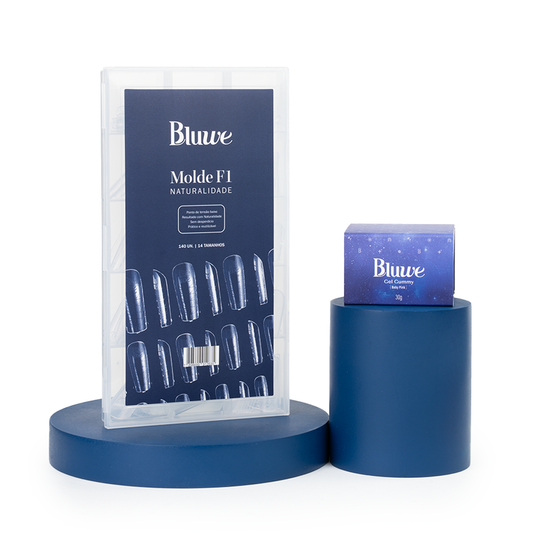 Kit Naturalidade Brasileira: Molde F1 + Gummy Baby Pink