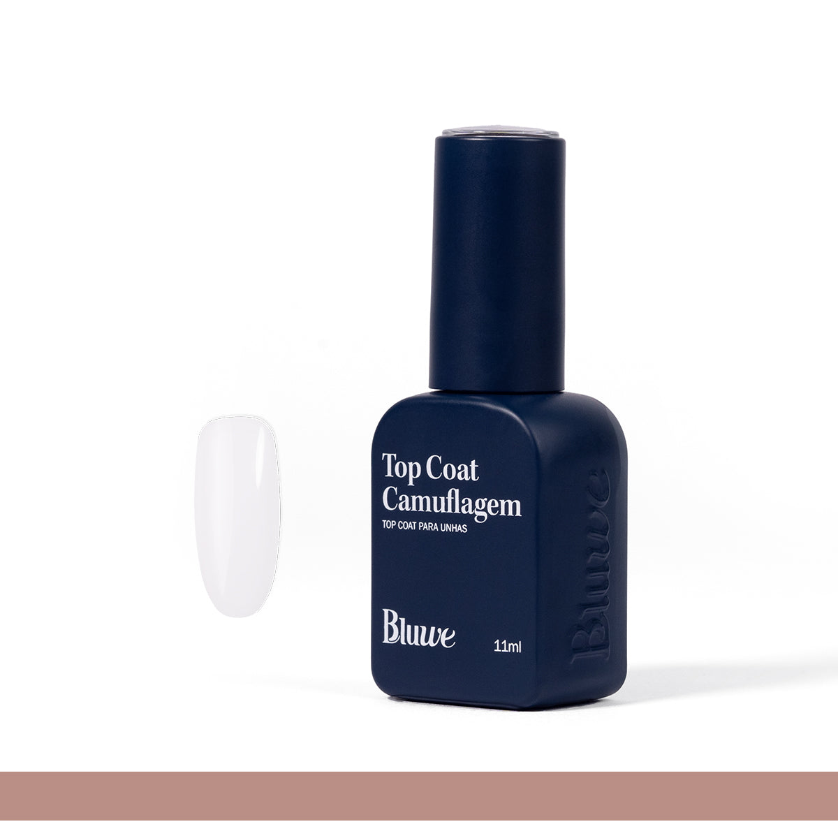 Top Coat Camuflagem Silk White 11ml